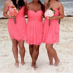 David’s bridal bridesmaid dress